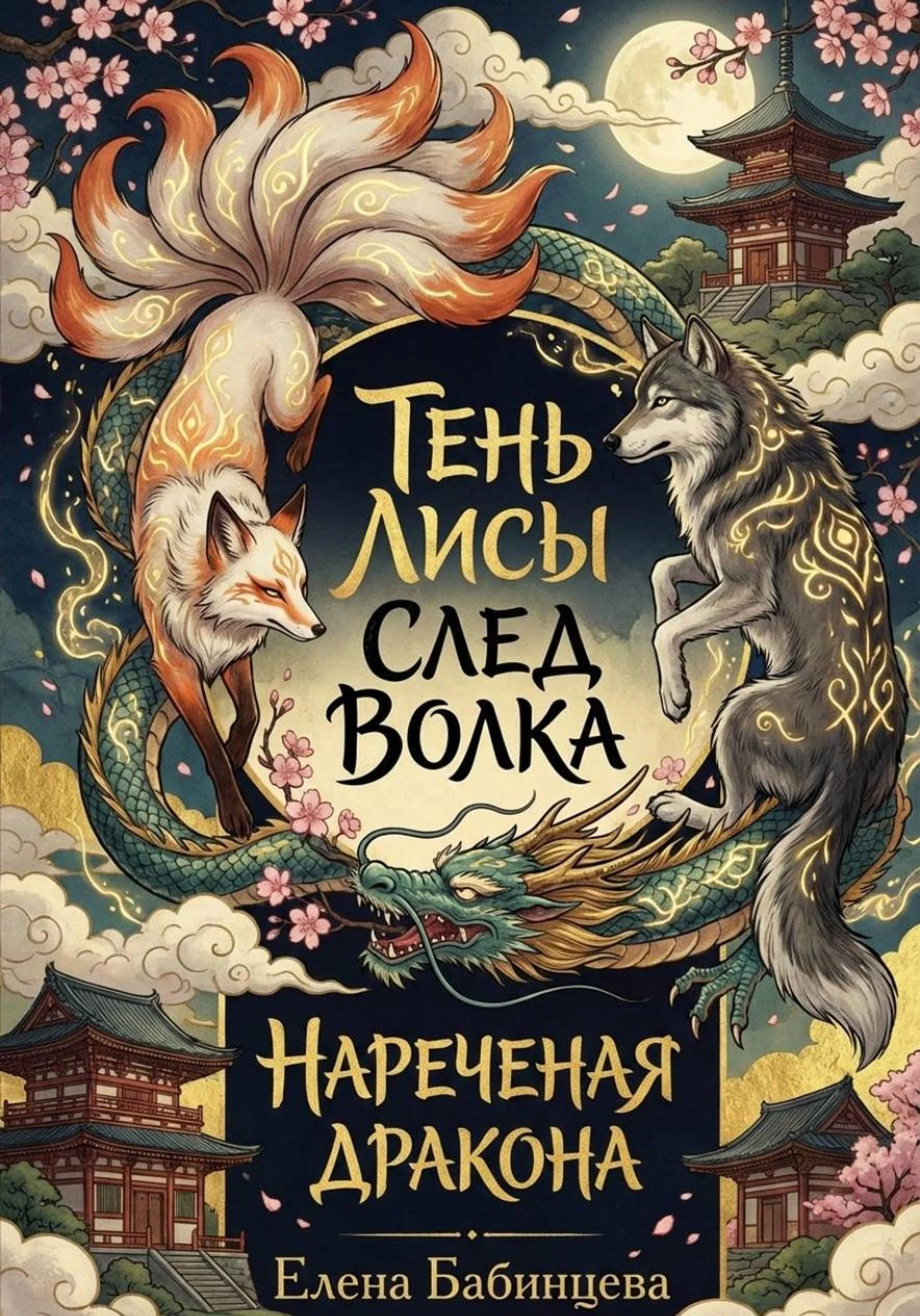 Обложка Тень Лисы, След Волка. Нареченая дракона