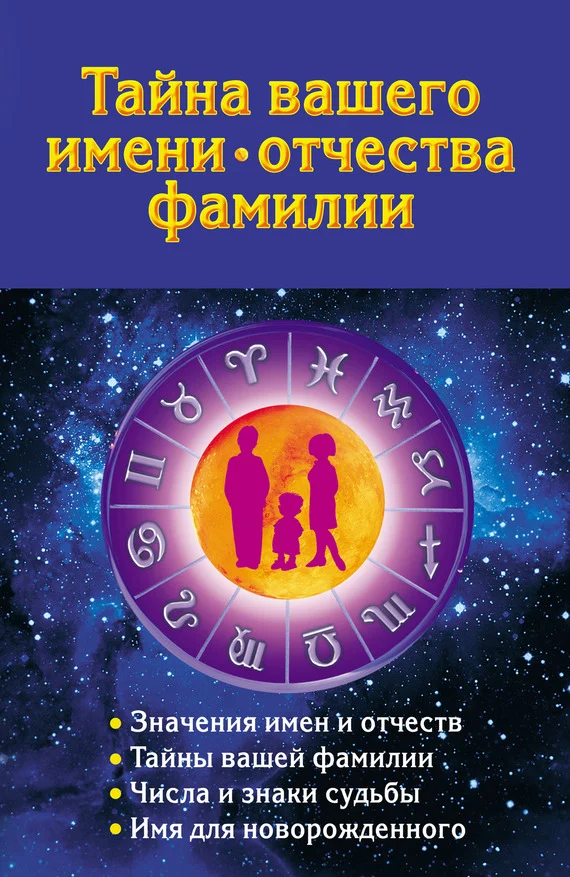 Обложка Тайна вашего имени, отчества, фамилии