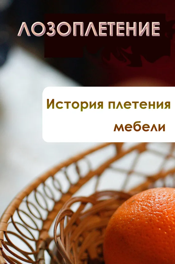 Обложка История плетения мебели