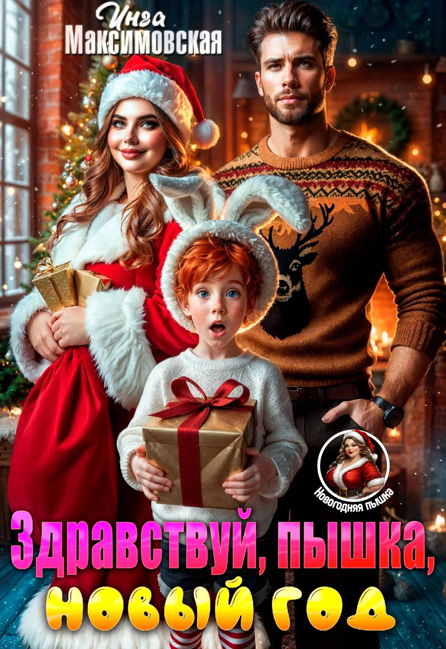 Обложка Здравствуй, пышка, новый год!