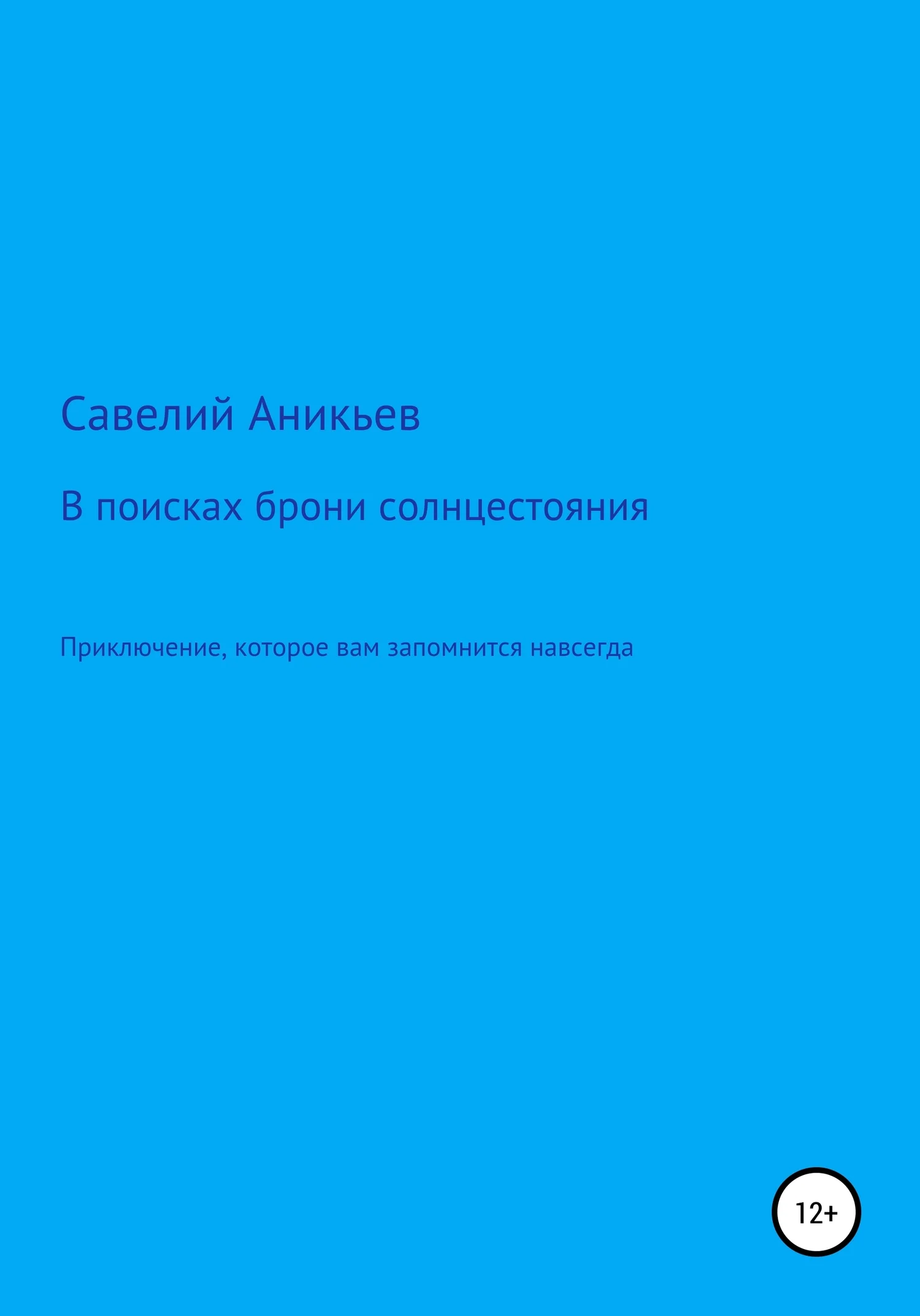 Обложка В поисках брони солнцестояния