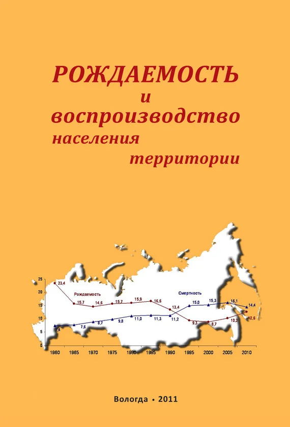 Обложка Рождаемость и воспроизводство населения территории