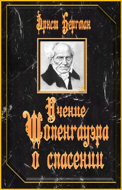 Обложка Учение Шопенгауэра о спасении