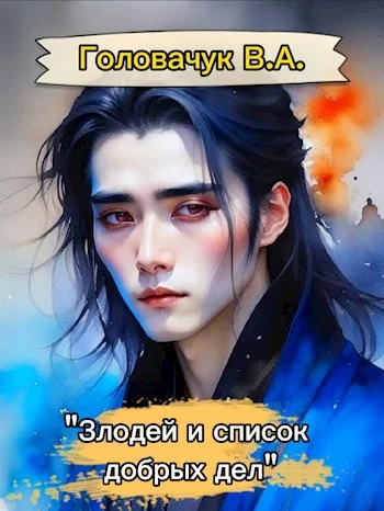 Обложка Злодей, и список добрых дел