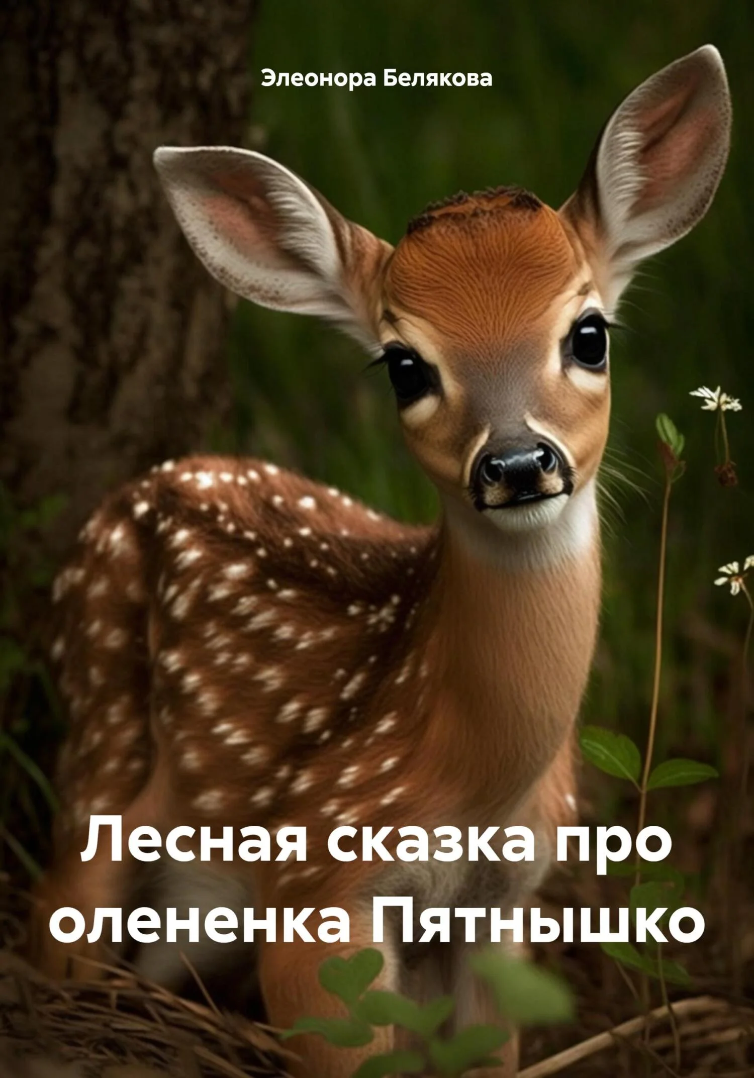 Обложка Лесная сказка про олененка Пятнышко