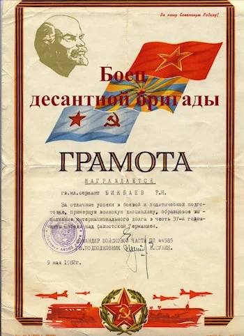 Обложка Боец десантной бригады