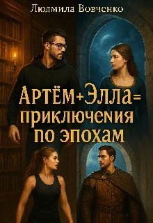 Обложка Артём+ Элла= приключения по эпохам.