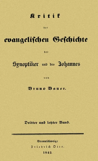 Обложка Критика евангельской истории Синоптиков и Иоанна. Том 1-3
