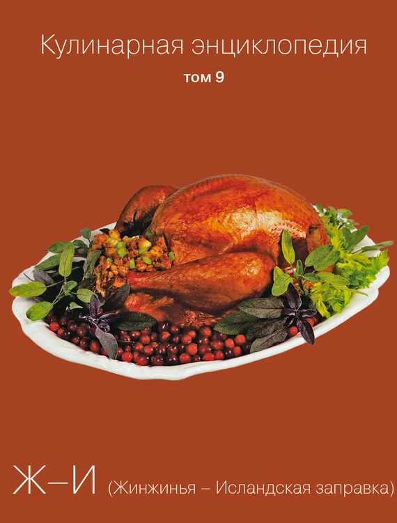 Обложка Кулинарная энциклопедия. Том 9. Ж-И (Жинжинья – Исландская заправка)