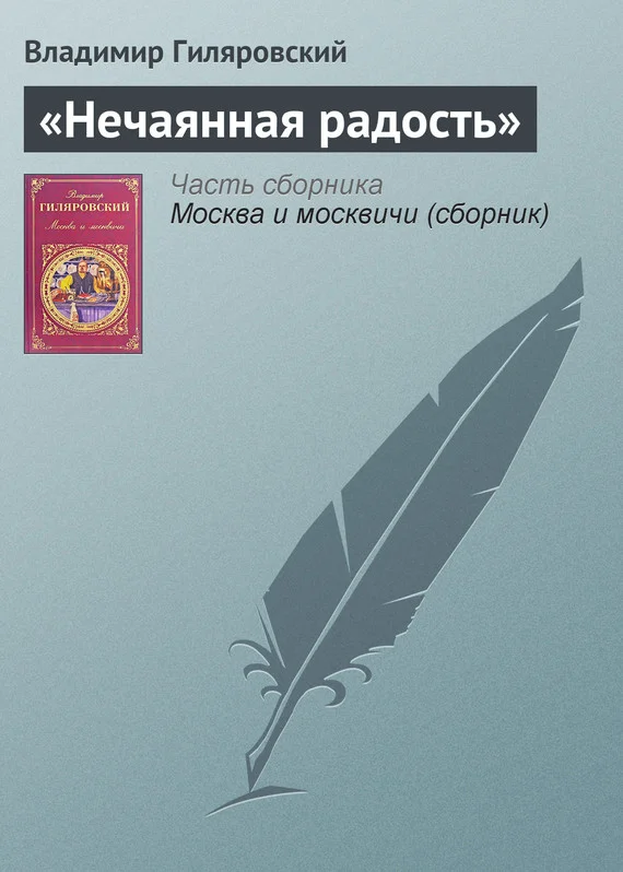 Обложка «Нечаянная радость»