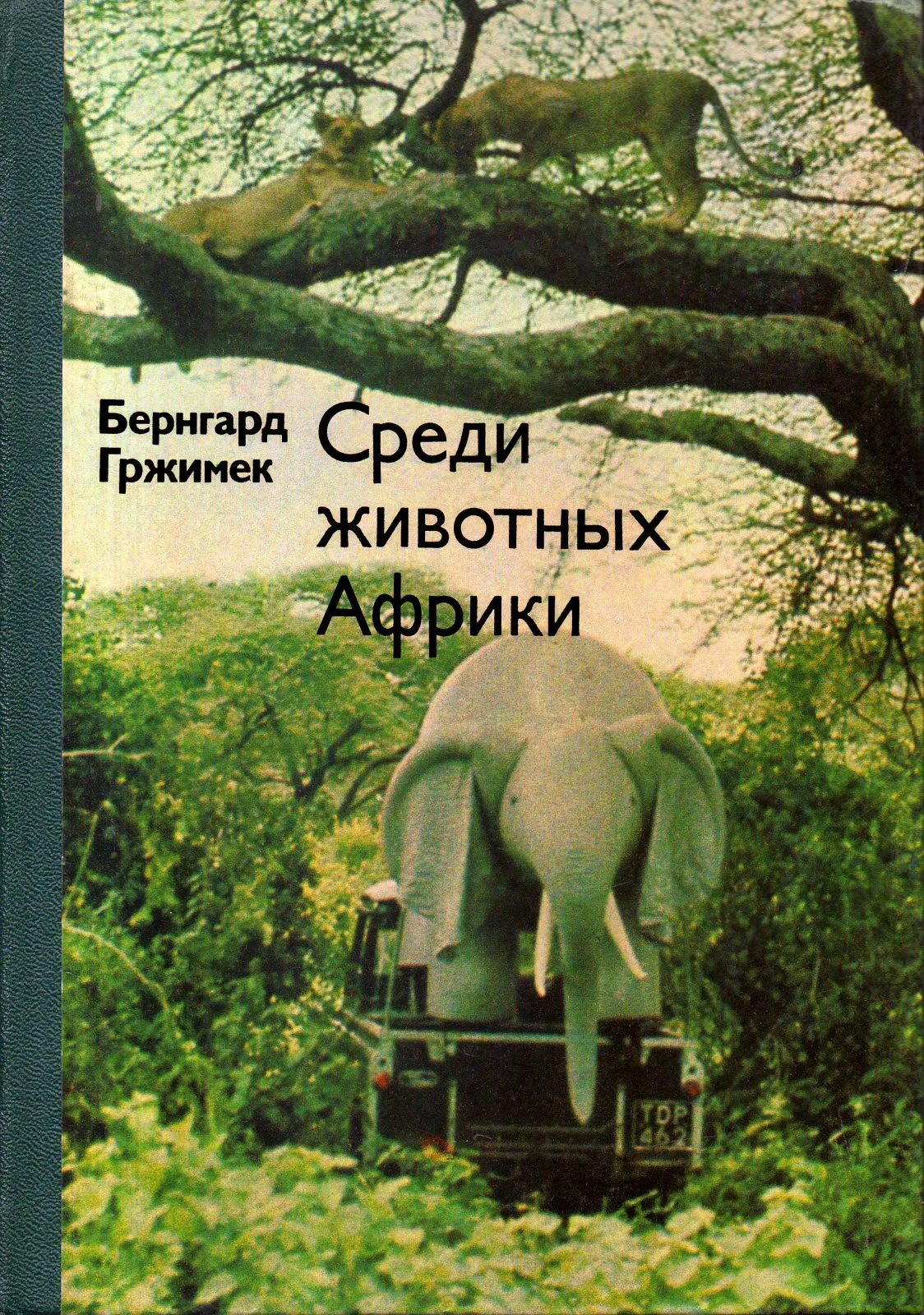 Обложка Среди животных Африки