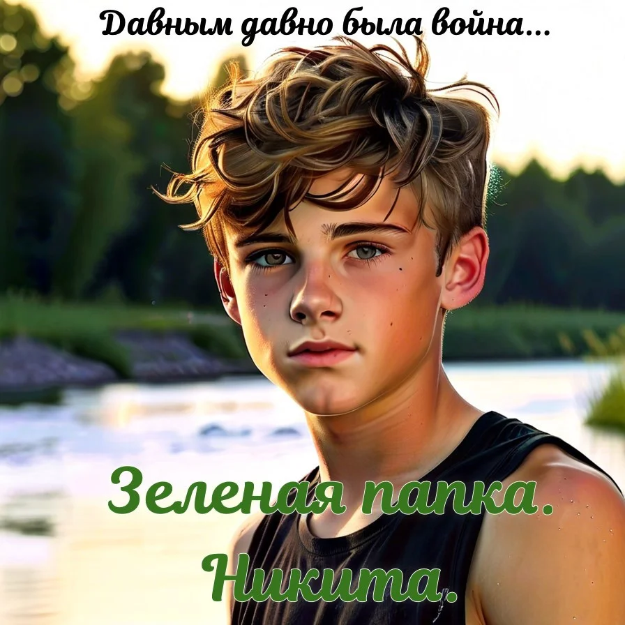 Обложка Зеленая папка. Никита. Давным давно была война