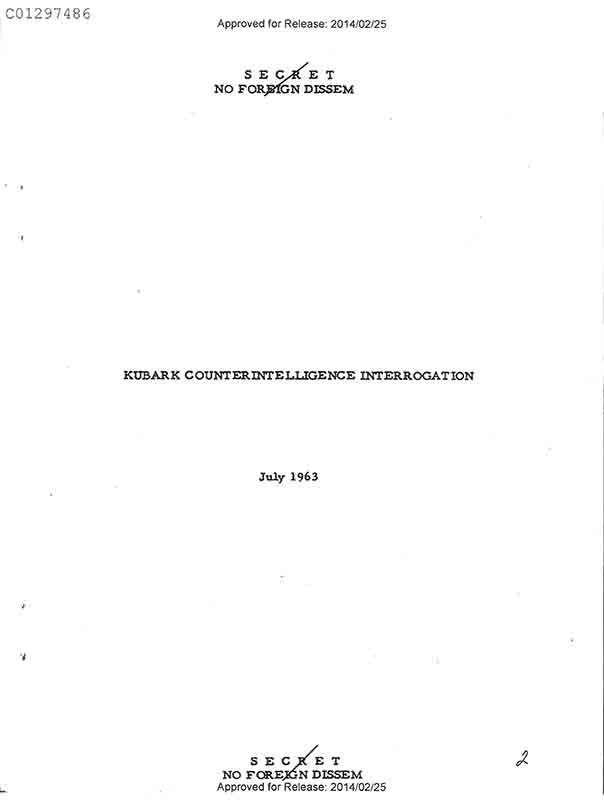 Обложка Руководство ЦРУ по контрразведывательным допросам