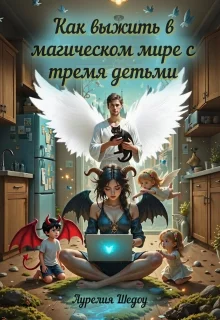 Обложка Как выжить в магическом мире с тремя детьми