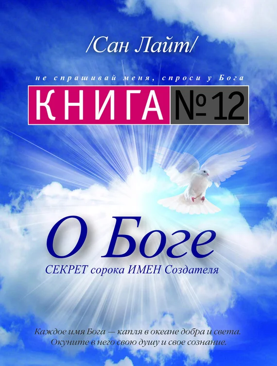Обложка Книга №12. О Боге