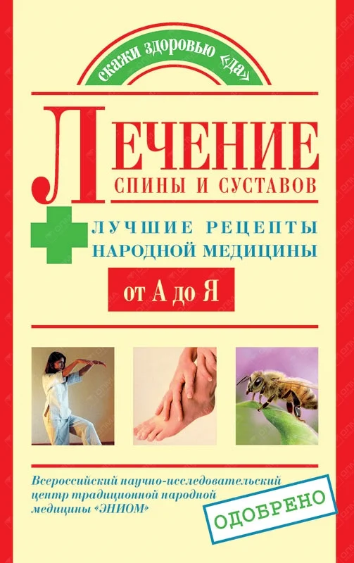 Обложка Лечение спины и суставов. Лучшие рецепты народной медицины от А до Я