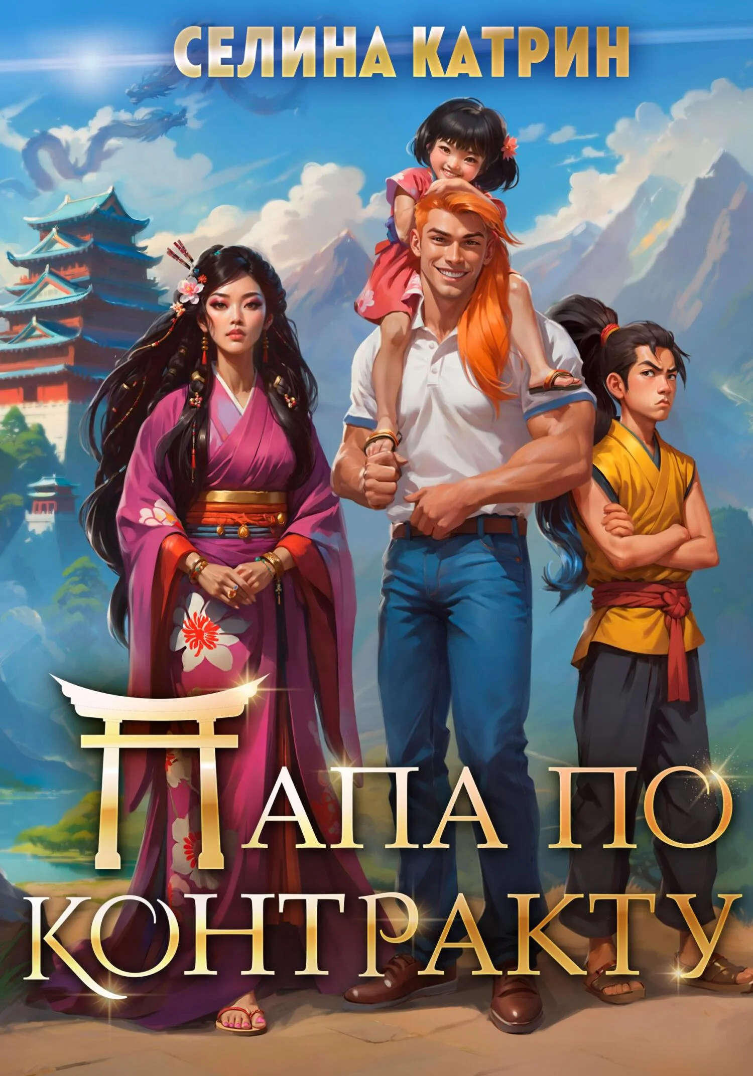 Обложка Папа по контракту, или Дракона нет, но вы держитесь!