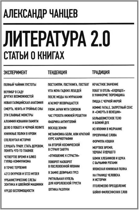 Обложка Литература 2.0