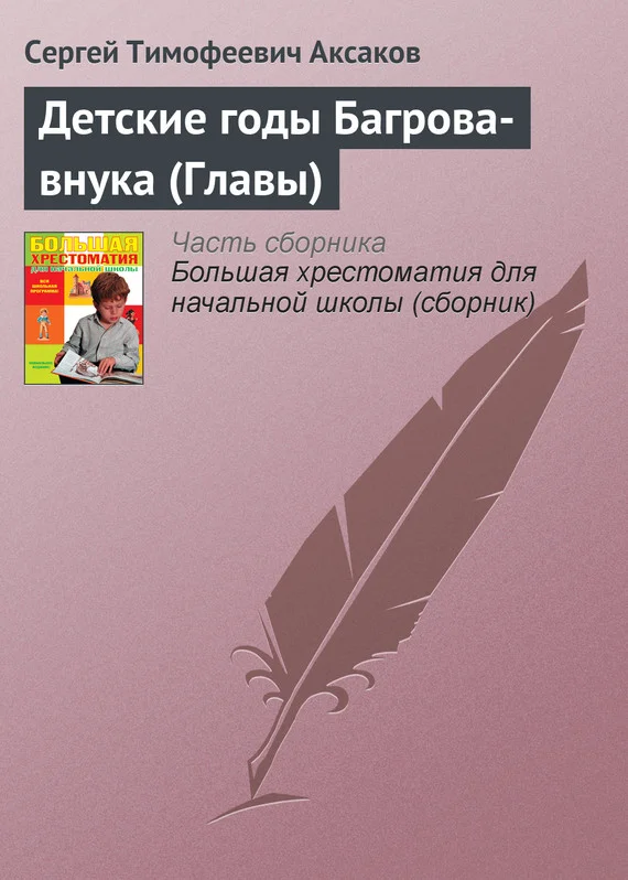Обложка Детские годы Багрова-внука