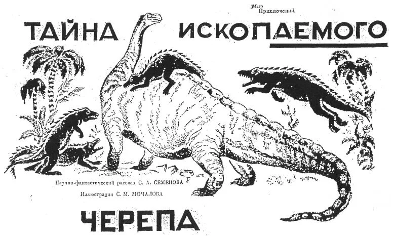 Обложка Тайна ископаемого черепа