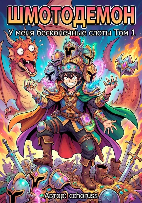 Обложка Шмотодемон. У меня бесконечные слоты «Том 1»