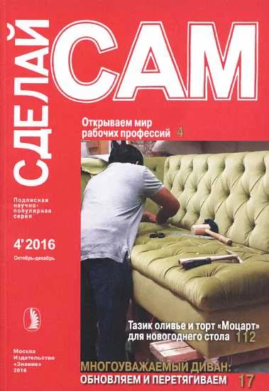 Обложка Открываем мир рабочих профессий_Тазик оливье и торт "Моцарт"... ("Сделай сам" №4∙2016)
