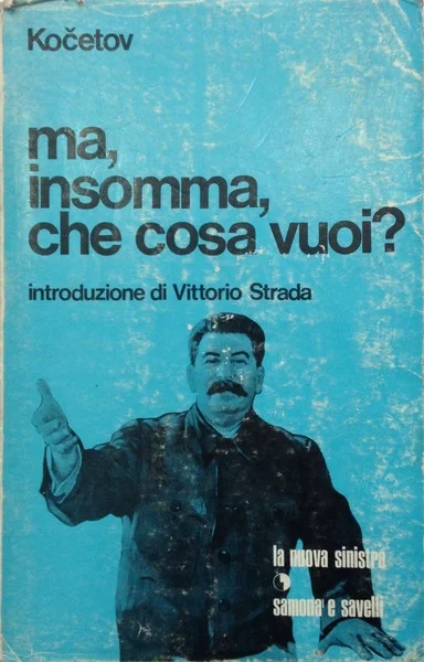 Обложка Витторио Страда о романе В. Кочетова «Чего же ты хочешь?»