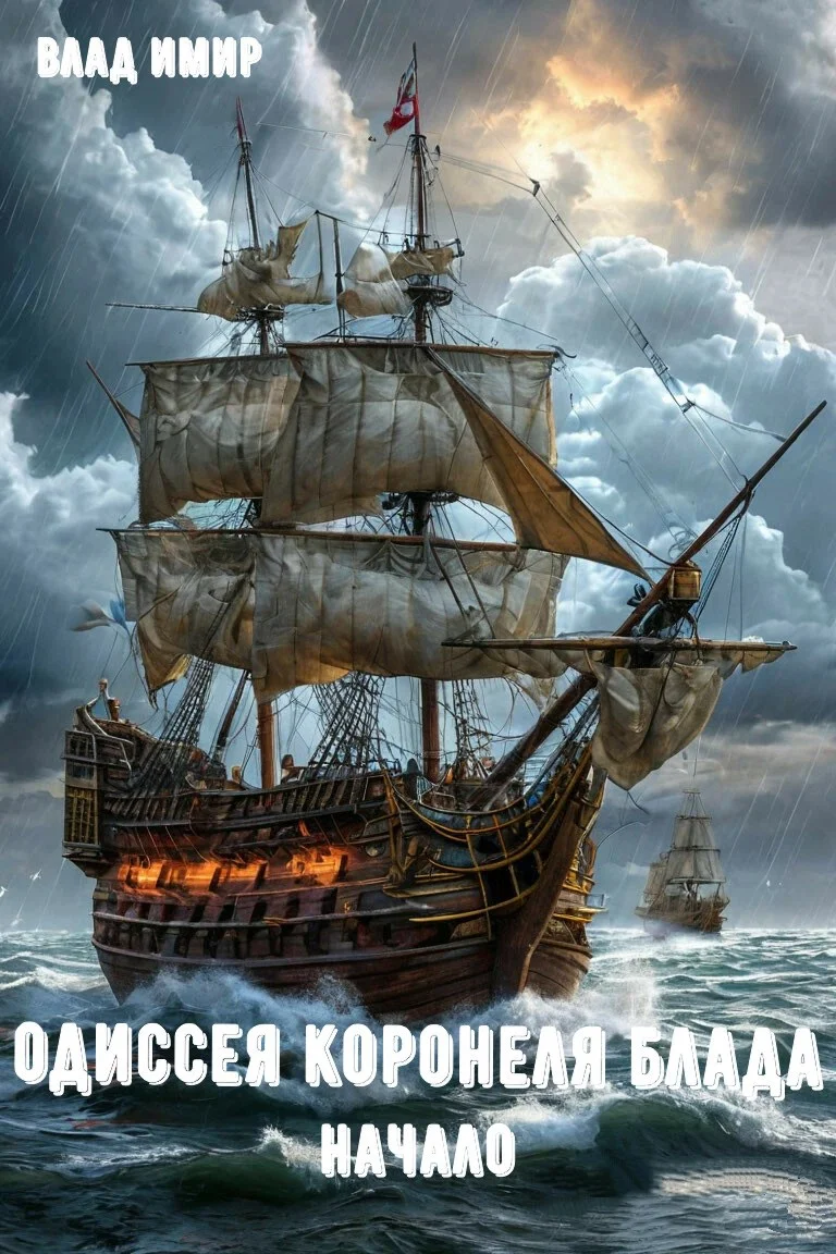 Обложка Одиссея коронеля Блада. Начало