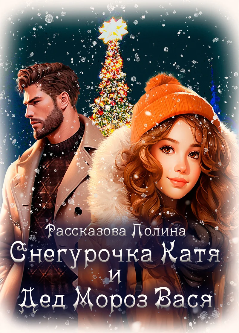 Обложка Снегурочка Катя и Дед Мороз Вася