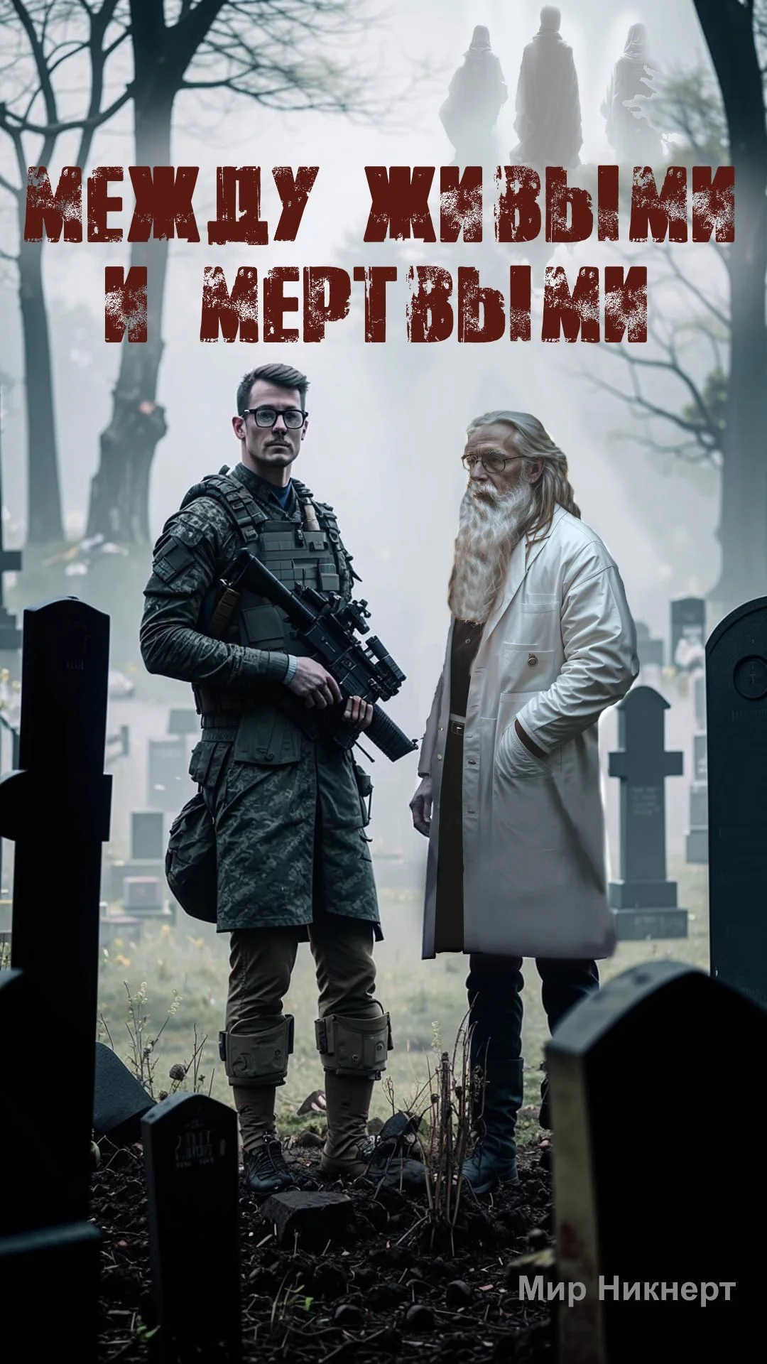 Обложка Между живыми и мертвыми