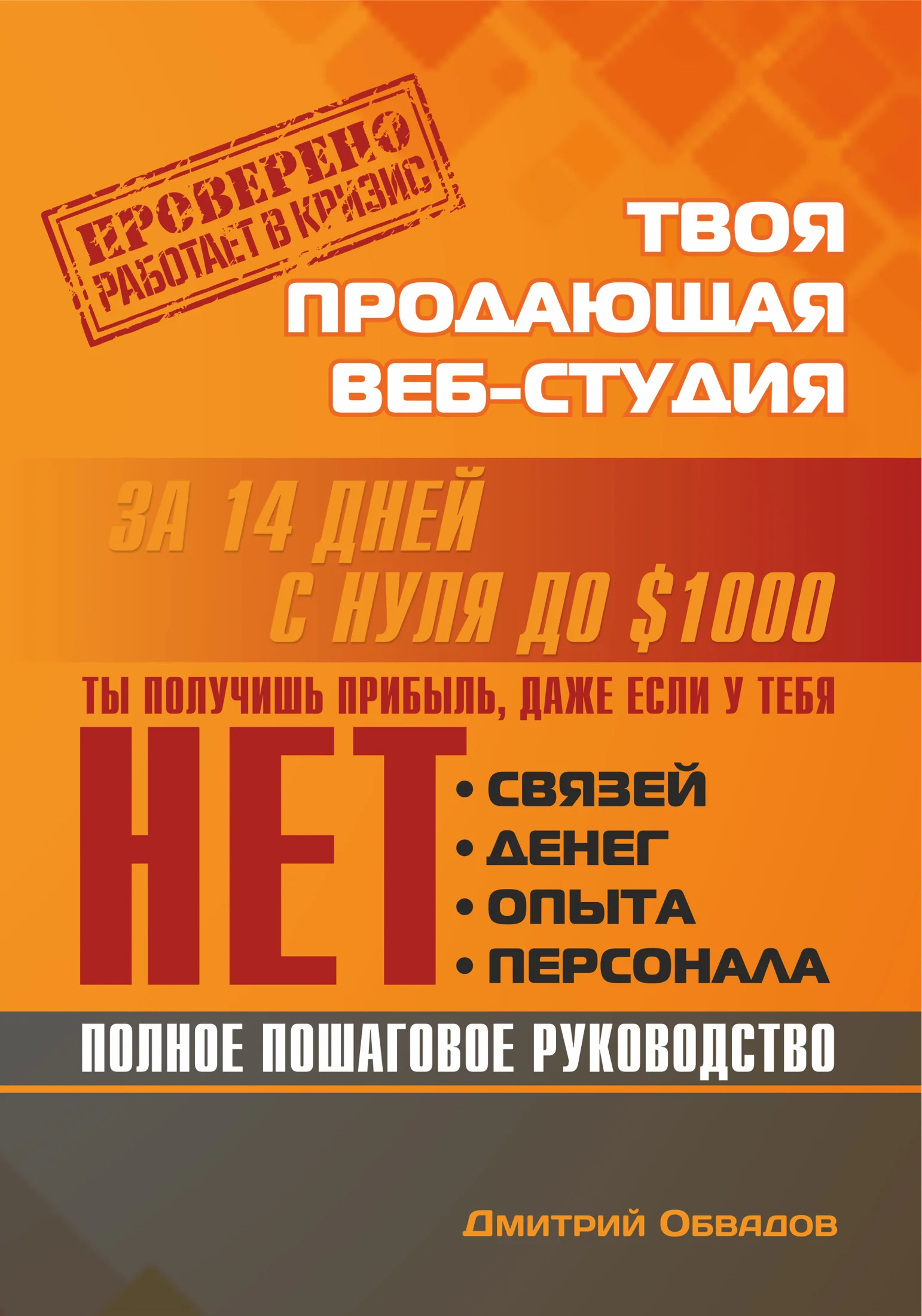 Обложка Твоя продающая веб-студия за 14 дней