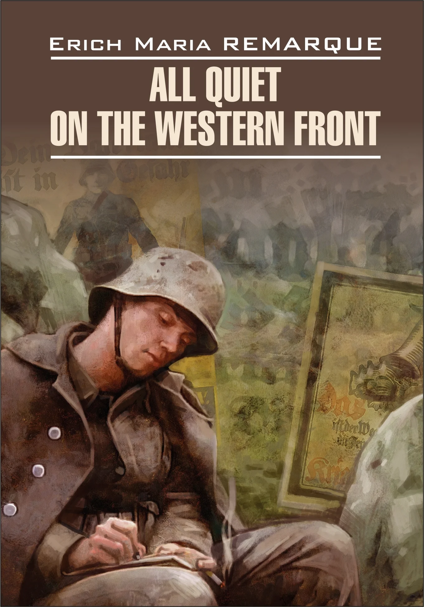 Обложка All Quiet on the Western Front / На Западном фронте без перемен. Книга для чтения на английском языке