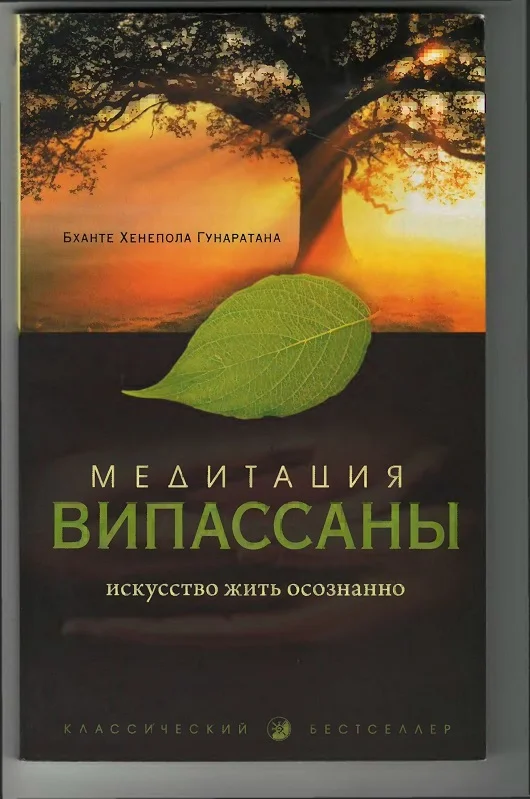 Обложка Медитация випассана. Искусство жить осознанно