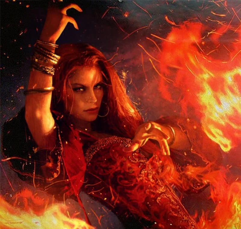 Обложка Огненная девушка