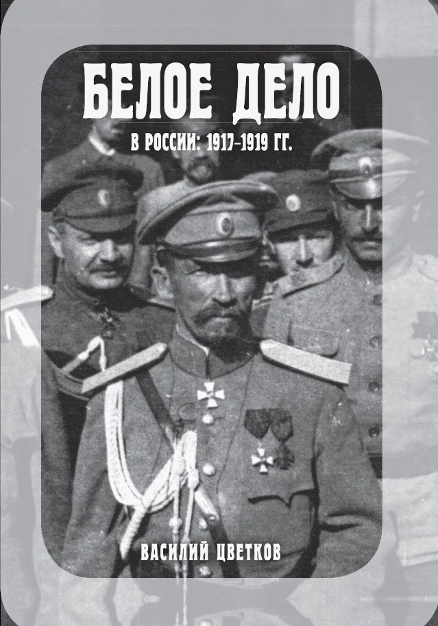 Обложка Белое дело в России, 1917–1919 гг.
