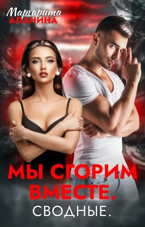 Обложка Мы сгорим вместе. Сводные.