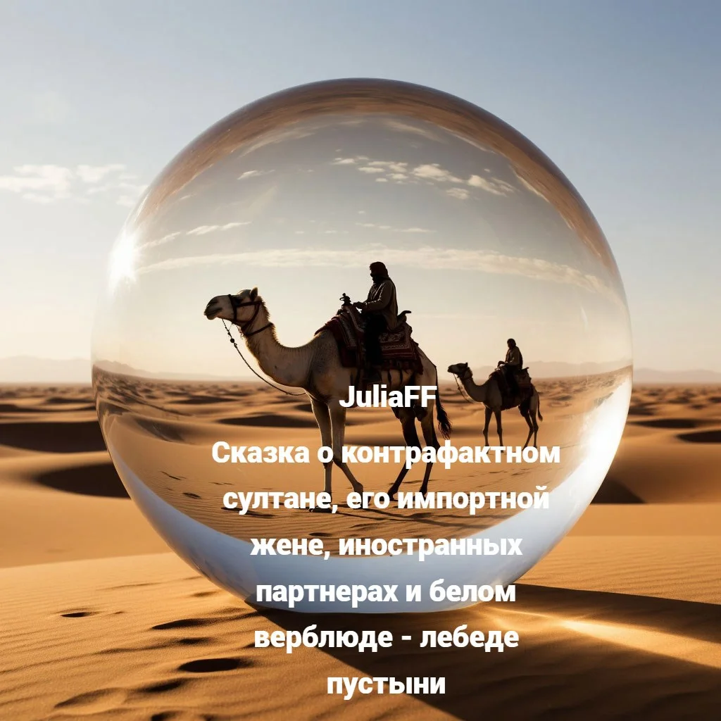 Обложка Сказка о контрафактном султане, его импортной жене, иностранных партнерах и белом верблюде - лебеде пустыни