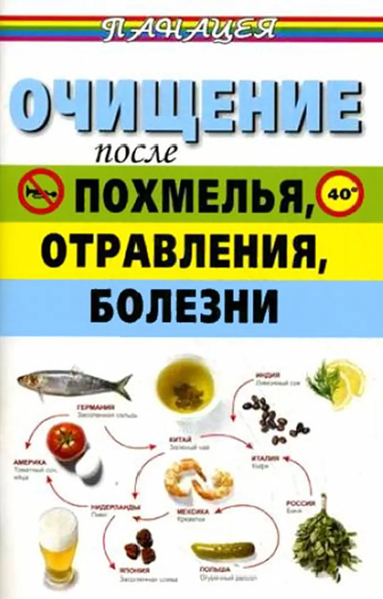Обложка Очищение после похмелья, отравления, болезни