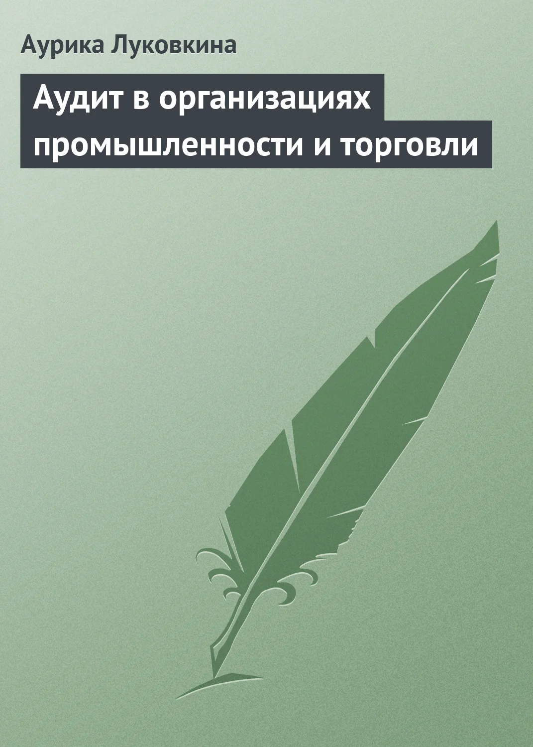 Обложка Аудит в организациях промышленности и торговли