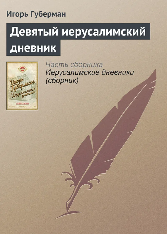Обложка Девятый иерусалимский дневник