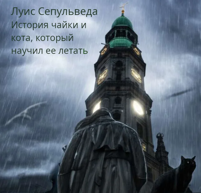 Обложка История чайки и кота, который научил её летать