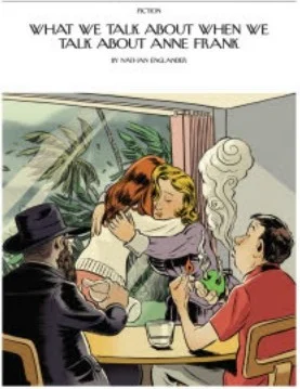 Обложка О чем мы говорим, когда говорим об Анне Франк