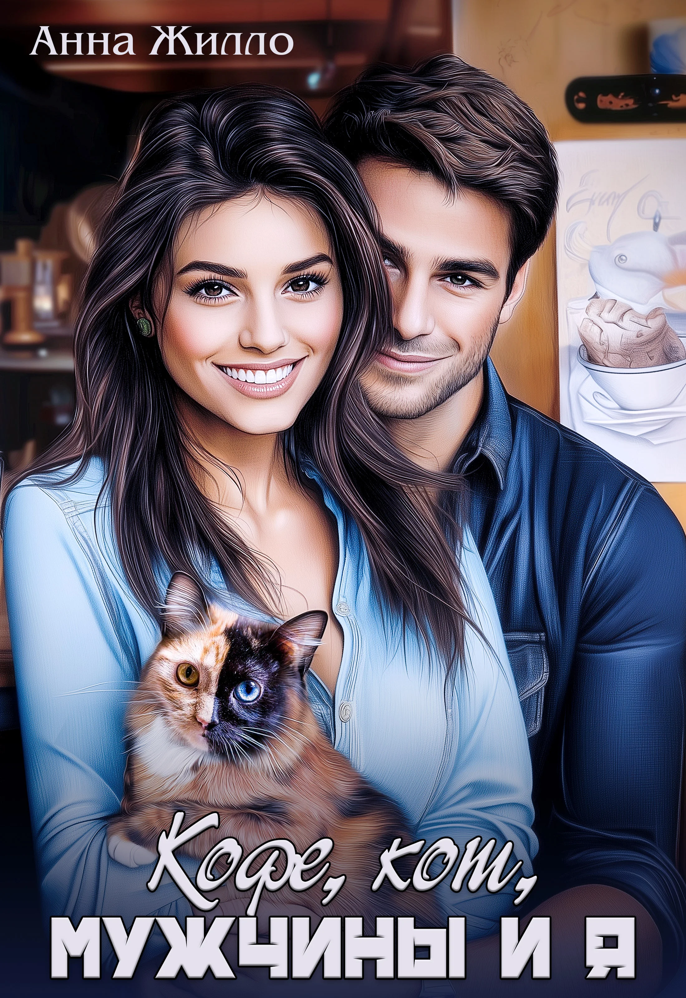 Обложка Кофе, кот, мужчины и я