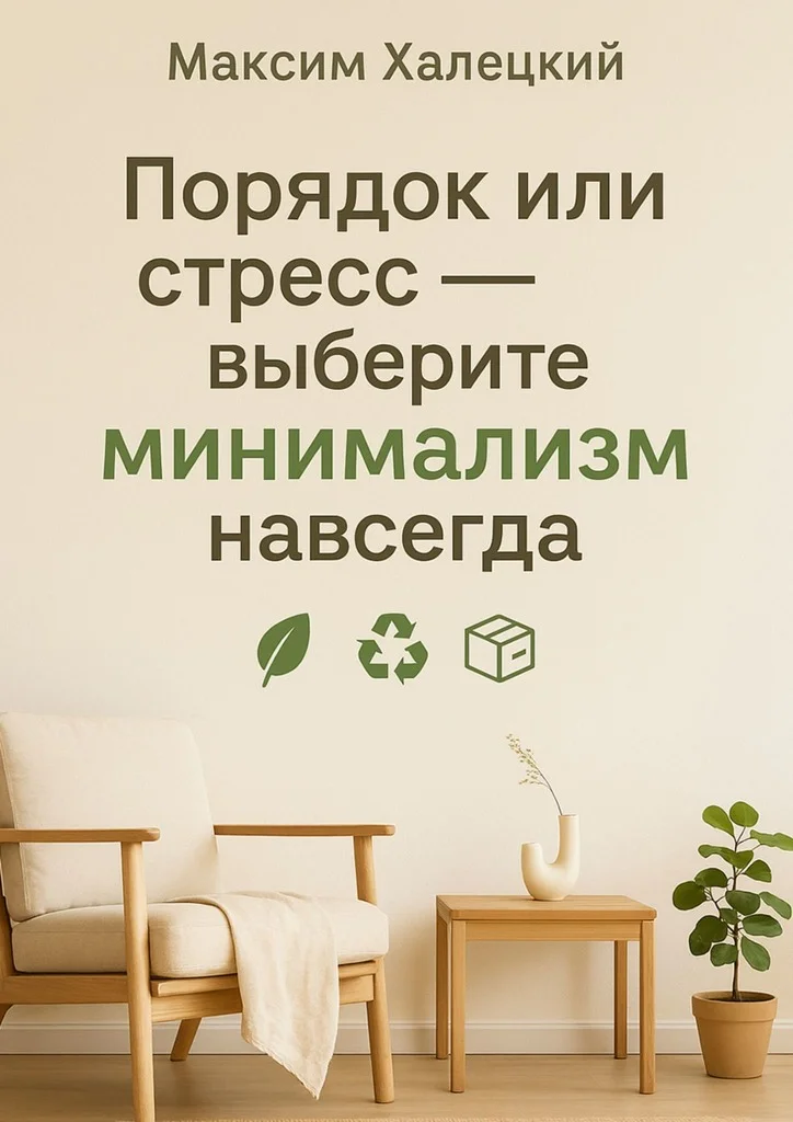 Обложка Порядок или стресс – выберите минимализм навсегда