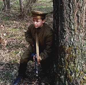 Обложка Синяя папка. Сережка. Давным давно была война...