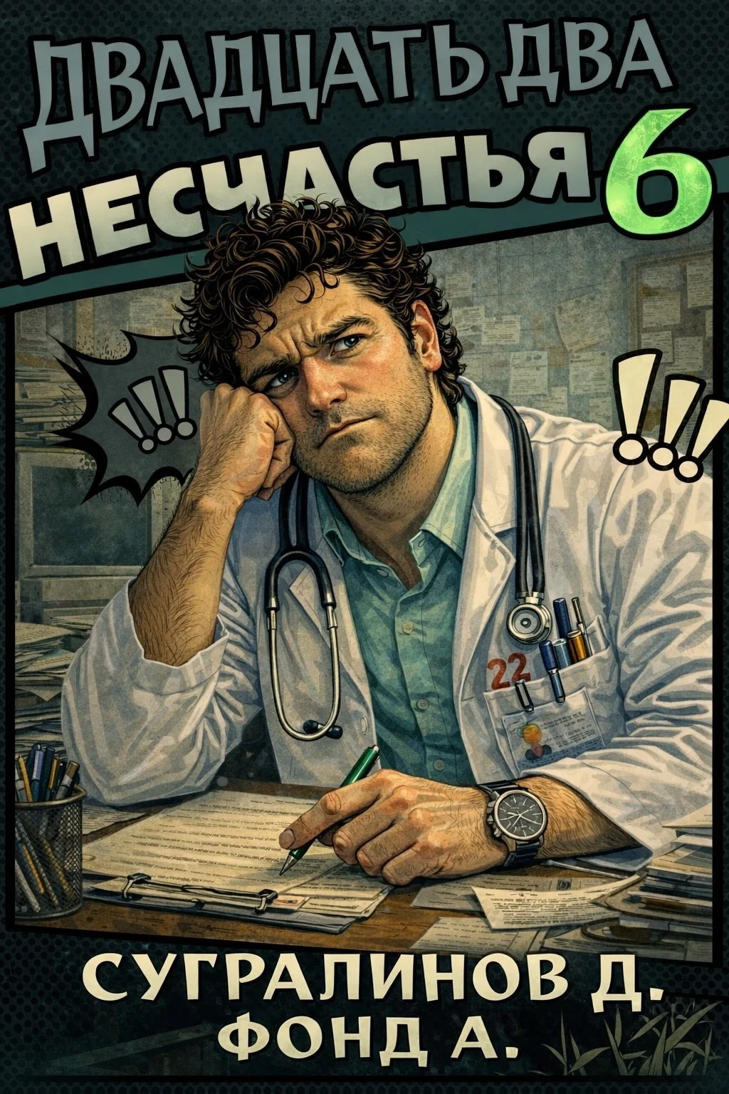 Обложка Двадцать два несчастья. Том 6