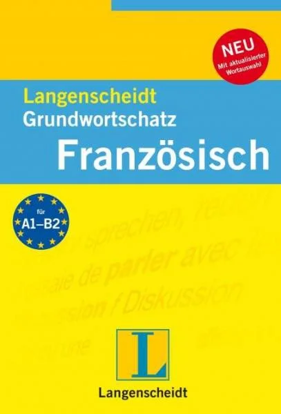Обложка Langenscheidt Grundwortschatz Französisch (Французско-немецкий фразеологический словарь)