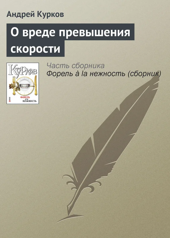 Обложка О вреде превышения скорости