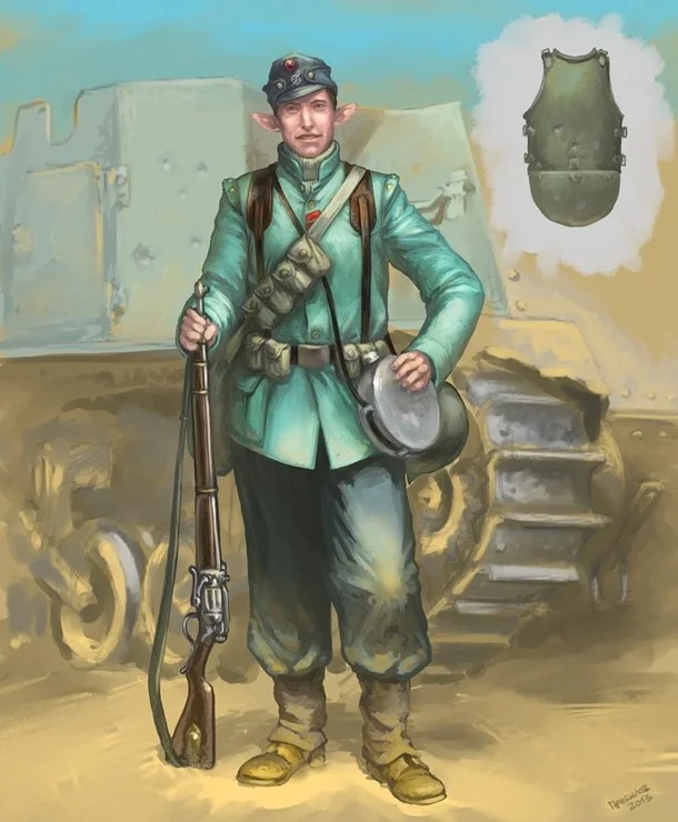 Обложка Артбук «Эльфийский стимпанк»