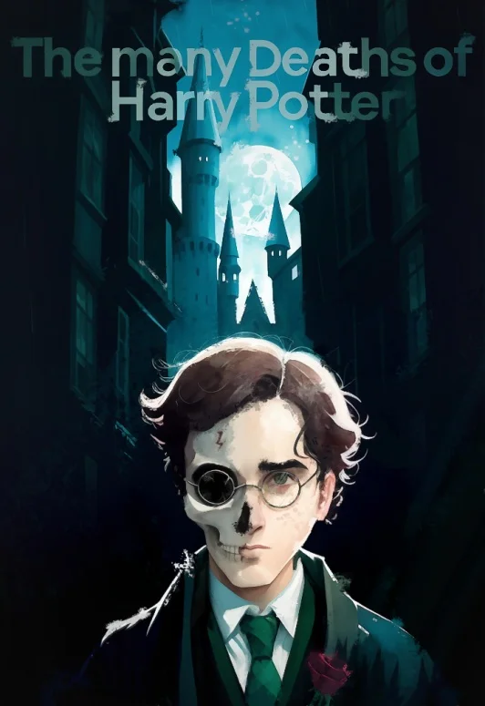 Обложка Много смертей Гарри Поттера